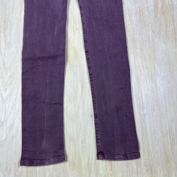 Joe’s Jeans Purple Mauve The Skinny Low Rise Stretch Casual Everyday Jeans 24 - Picture 10 of 16